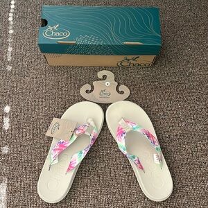 Chaco Chillos Flip tie die sandal